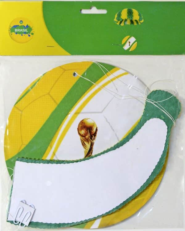 Adorno Papel Paracaidas Brasil - Imagen 2