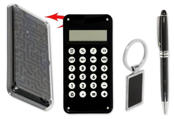 Set Regaleria Calculadora Llavero Boligrafo - Imagen 2
