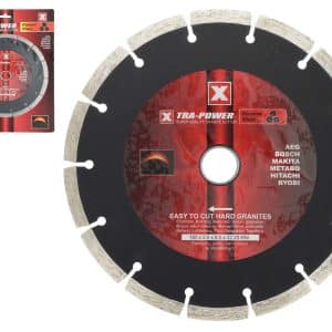 Disco De Corte Diamantado P/Amoladora 180Mm C/Diente Blister
