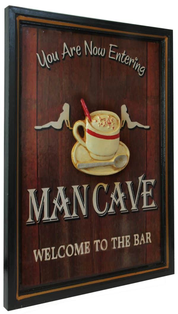 CUADRO MADERA MEN CAVE 54X39CM NF2236 Q6 - Imagen 2