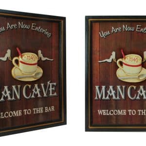 CUADRO MADERA MEN CAVE 54X39CM NF2236 Q6