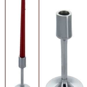 Candelabro Aluminio Fino Alto 25Cm 480