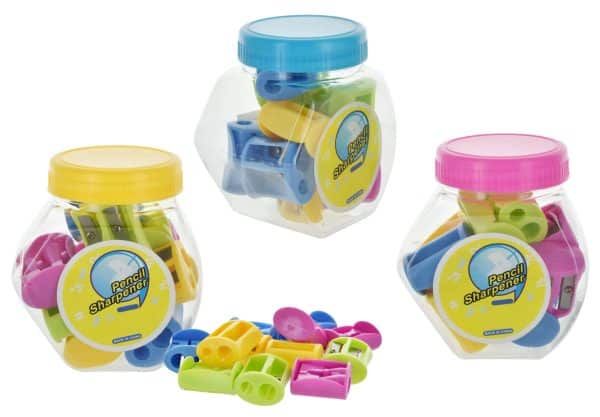 Sacapuntas X1 Doble Fino Y Grueso Varios Colores