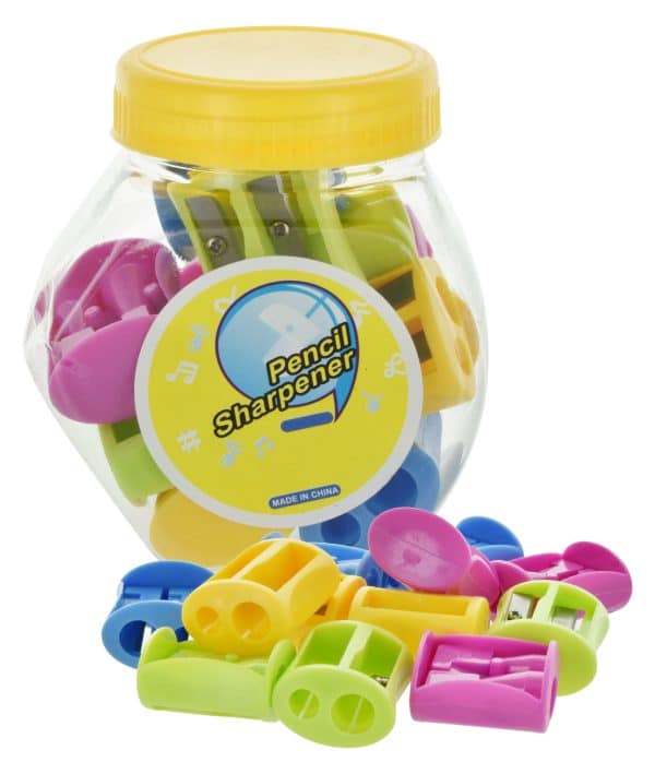 Sacapuntas X1 Doble Fino Y Grueso Varios Colores - Imagen 3