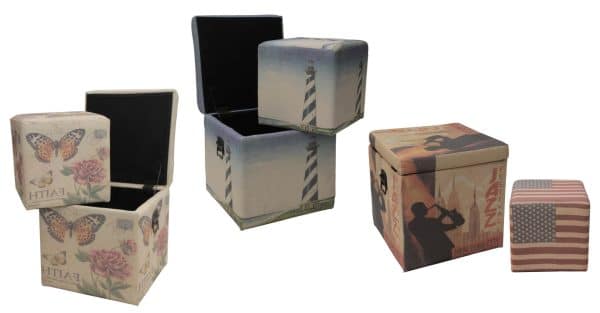 Asiento Cubo, Set De Dos Piezas.