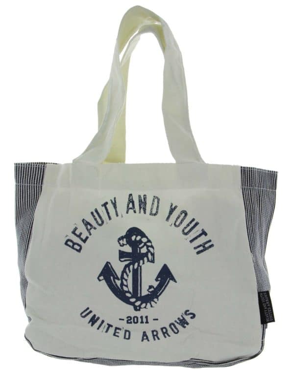 Bolso Playero Tela Naval 35X22X10Cm