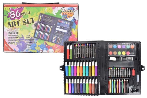 Maleta Picasso Con Colores 86 Pcs