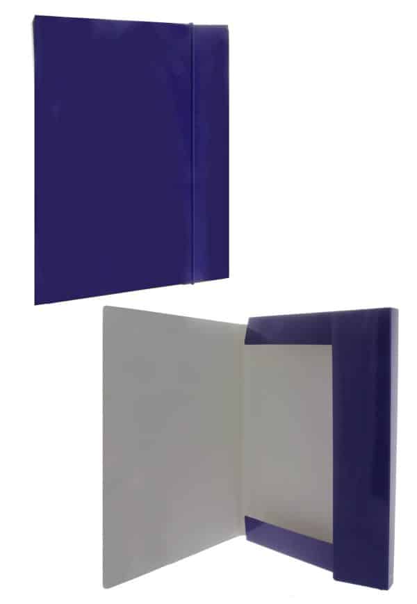 Carpeta Carton Lomo Ancho Color Lisa C/Elastico 35.5X26X3Cm Min 12 - Imagen 2
