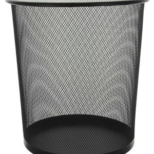 Papelera Metal Negra