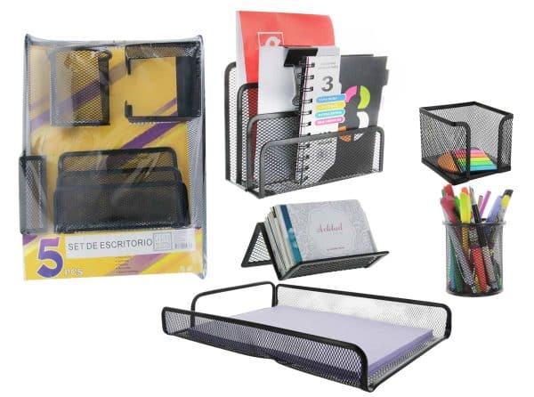Organizador Escritorio Set X5Pcs