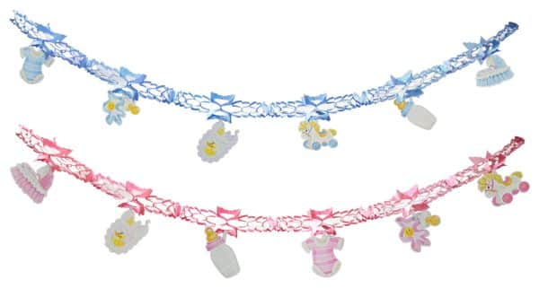 Guirnalda Papel Baby Shower 2 Mt Con Diseño Infantil Min 12