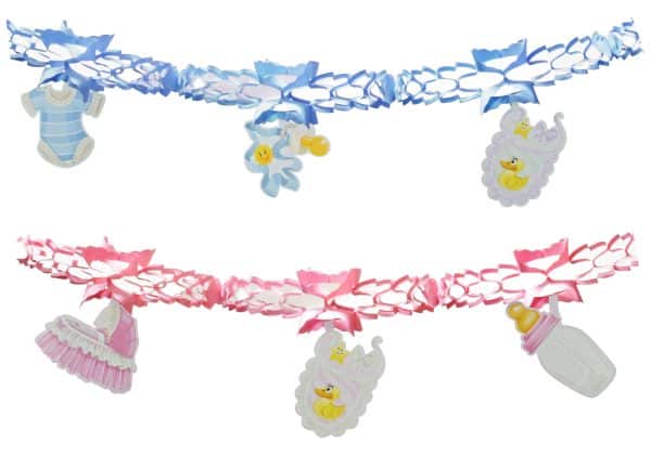Guirnalda Papel Baby Shower 2 Mt Con Diseño Infantil Min 12 - Imagen 2
