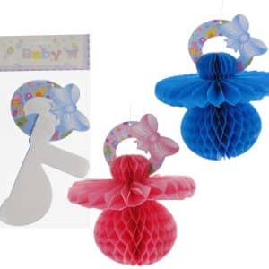 Adorno Papel Chupete Para Baby Shower 25Cm