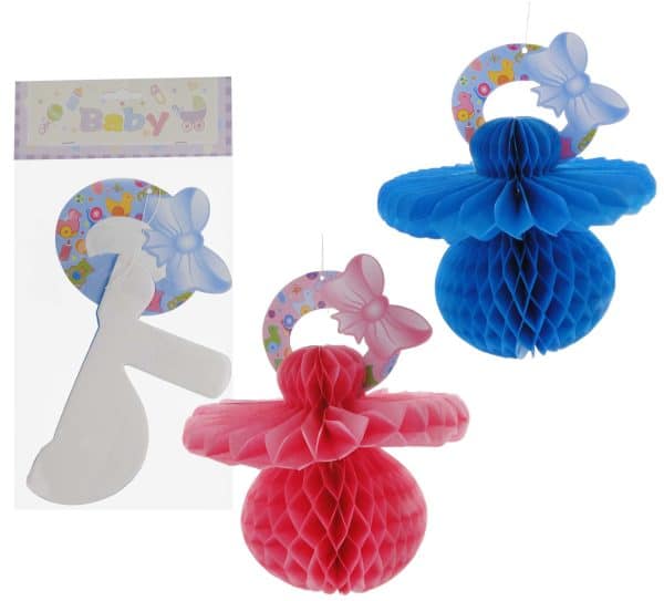 Adorno Papel Chupete Para Baby Shower 25Cm