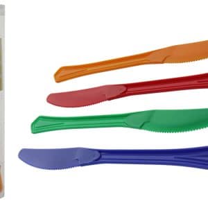 Cuchillo Descartable Plastico Color Tubo