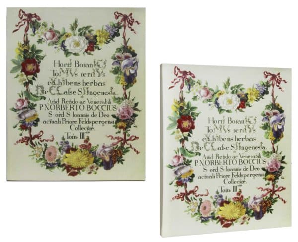 Cuadro Lienzo Con Bastidor Diseño Flores 51X40.5Cm
