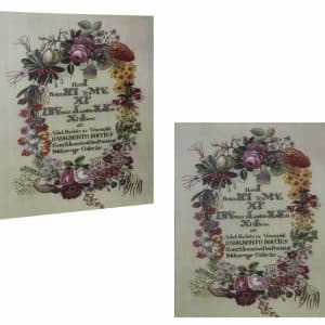 Cuadro Lienzo Con Bastidor Diseño Flores 51X40.5Cm