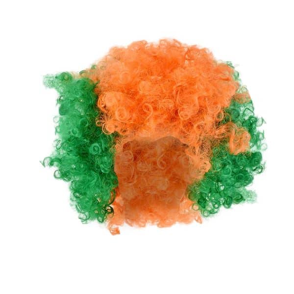 Peluca Con Rulos Payaso Colores