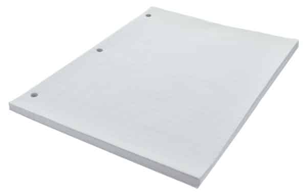 Hojas De Deberes X100Pcs 26.7C20.3Cm Margen Rojo - Imagen 3