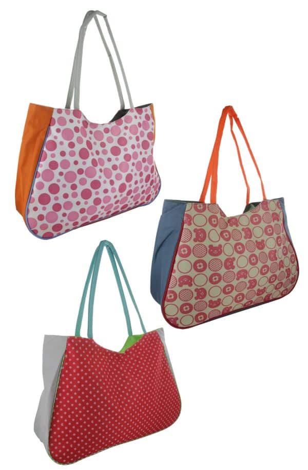 Bolso Playero Colores 48X35X14Cm - Imagen 3