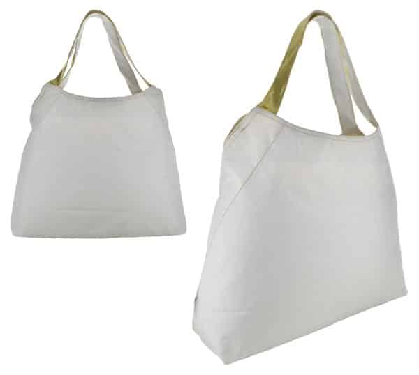 Cartera Blanca C/Dorado 40X33 Q.72