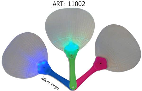 Abanico De Plastico Con Luz.