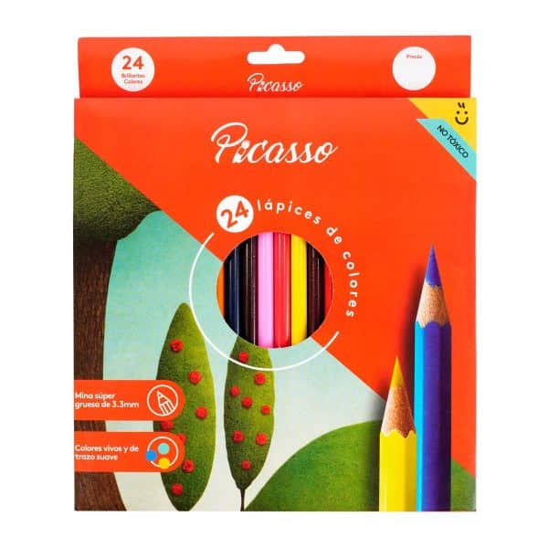 LAPICES DE COLORES PICASSO X24UDS - Imagen 2