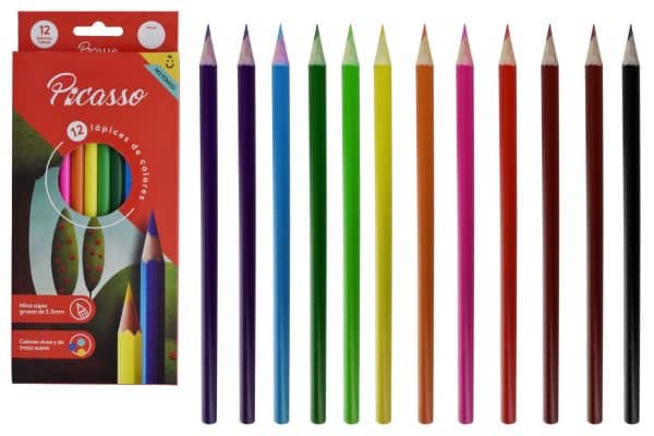 Lapices De Colores Picasso X12Uds