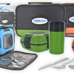 Lunchera Pinnacle 6P Bolso Termo Recipiente Hermeticocubiertos