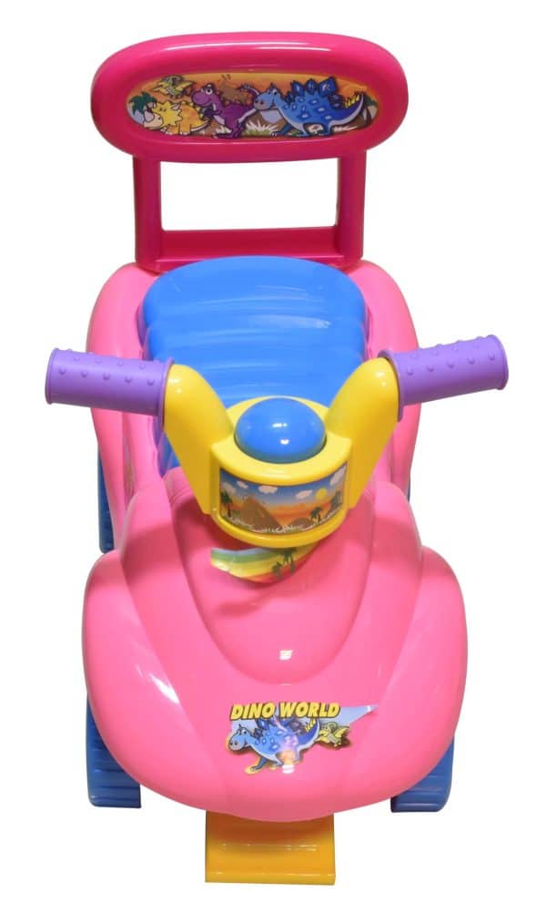 Buggy Moto Con Respaldo Rosada Pink Q1 - Imagen 2