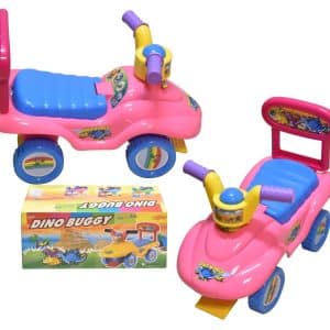 Buggy Moto Con Respaldo Rosada Pink Q1