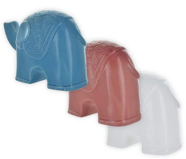 Elefante Ceramica Diferentes Colores 14Cm - Imagen 3