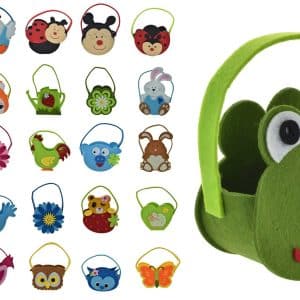 Carterita Animales P/ Sorpresitas Tnt Mini 10X17Cm Dif Diseños