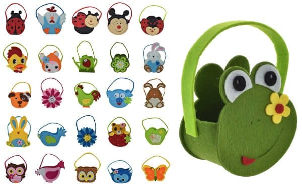 Carterita Animales P/ Sorpresitas Tnt Mini 10X17Cm Dif Diseños