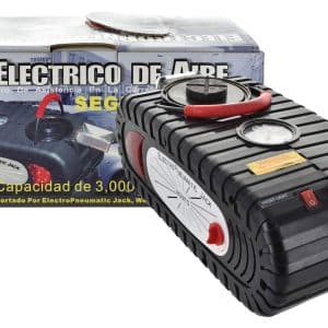 GATO HIDRAULICO COMPLETO C/ CHICOTE COMPRESOR Y LINTERNA 18004