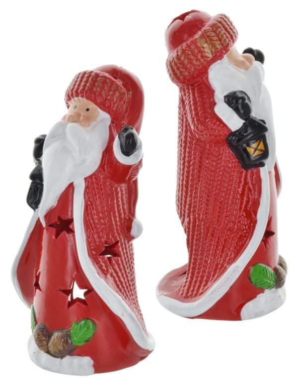 CANDELABRO PAPA NOEL 10X19CM 17677 Q48 - Imagen 2