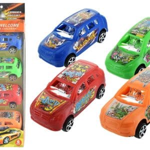 AUTITO DE CARRERA X4PCS CAJA