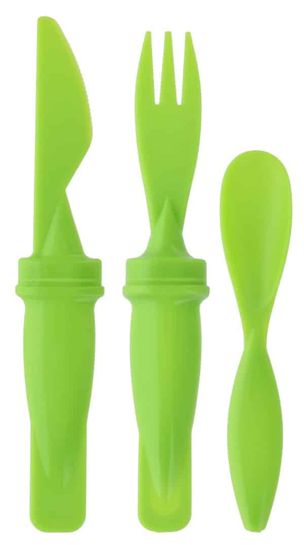 Jgo Cubiertos 3Pcs Infantil P/Lunchera Tenedor-Cuchillo-Cuchara Plast