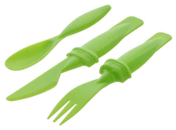 Jgo Cubiertos 3Pcs Infantil P/Lunchera Tenedor-Cuchillo-Cuchara Plast - Imagen 3
