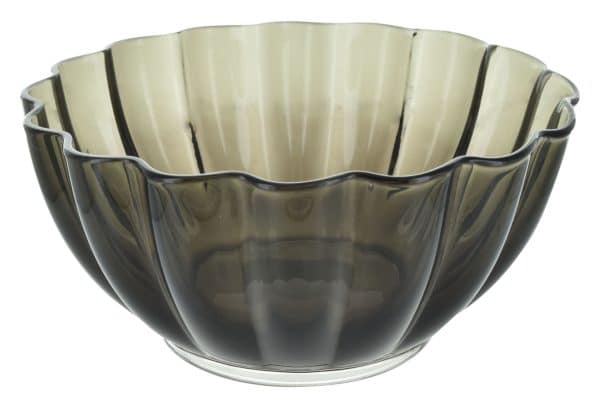 BOWL VIDRIO OSCURO CON ONDAS 18832 - Imagen 3