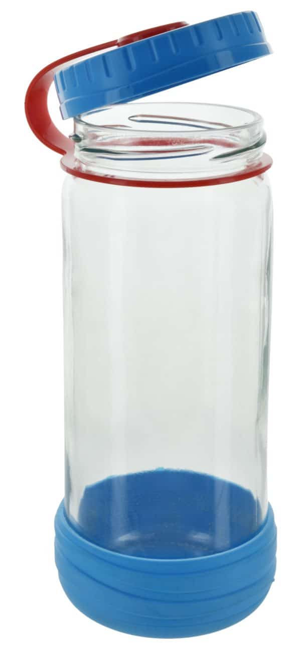 CANTIMPLORA VIDRIO 500CC TAPA PLASTICA HEREVIN 111800 Q24 - Imagen 2