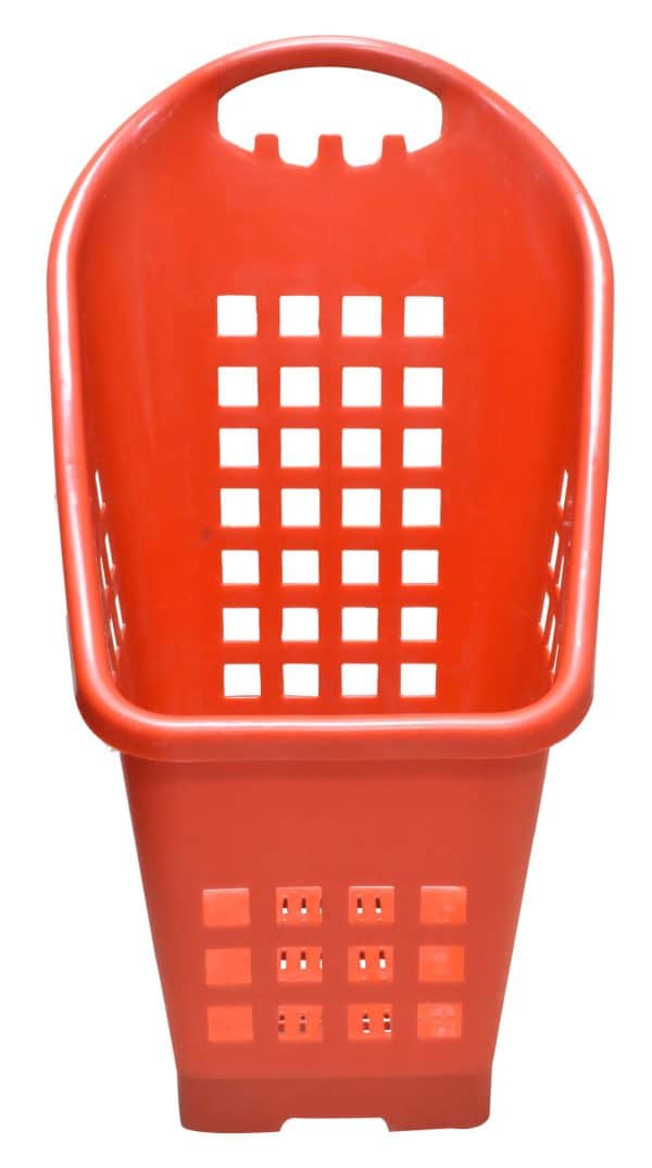 Canasto Plastico 50 Lt Con Ruedas 46X30X67Cm Q5 - Imagen 2