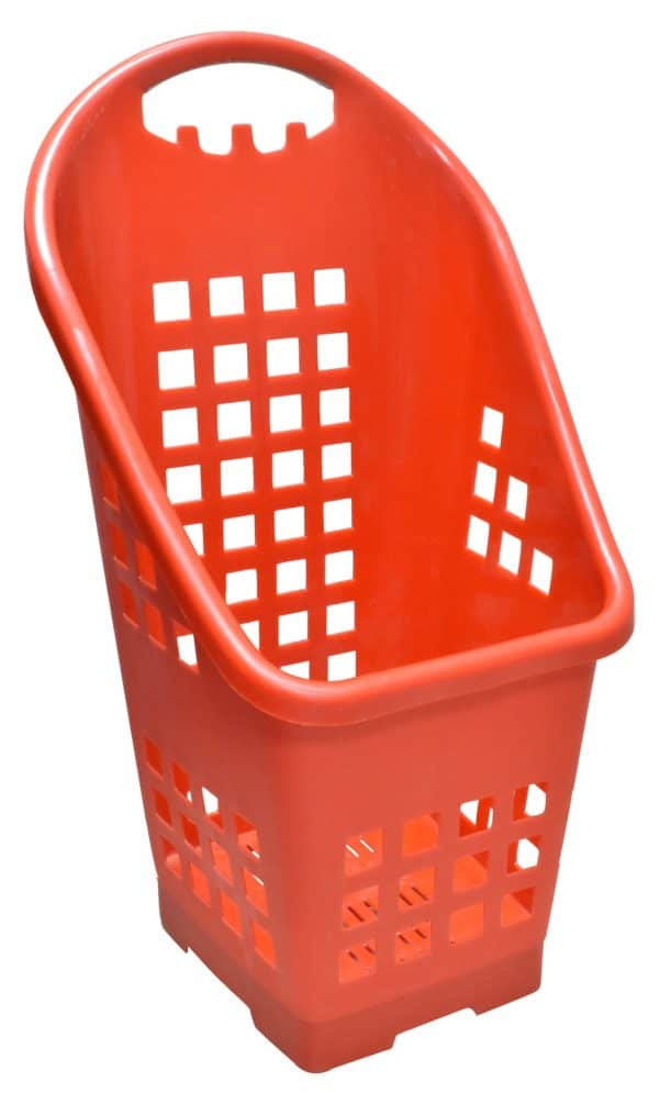 Canasto Plastico 50 Lt Con Ruedas 46X30X67Cm Q5 - Imagen 3