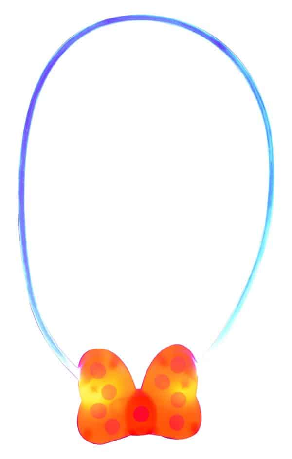 Collar Con Luz Diseño Moña A Lunares 393-1 - Imagen 3