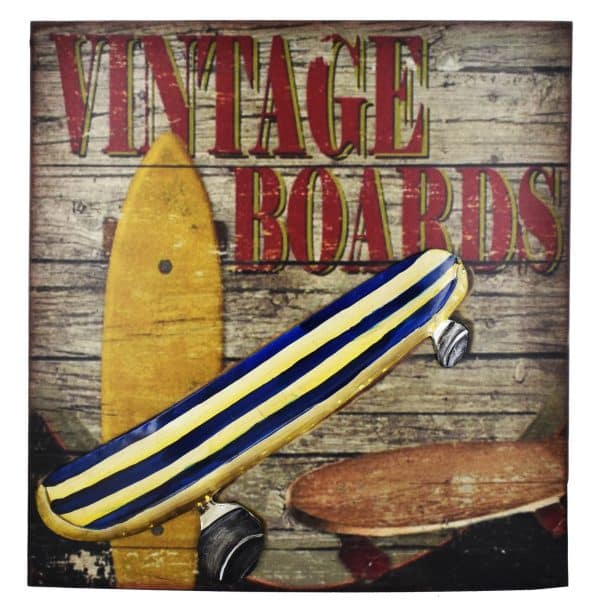Cuadro Madera Diseño Tablas De Surf /233 - Imagen 3
