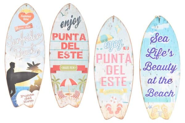 Cuadro Mdf Tabla De Surf 4 Diseños 78X30X1 Cm /61/62/63