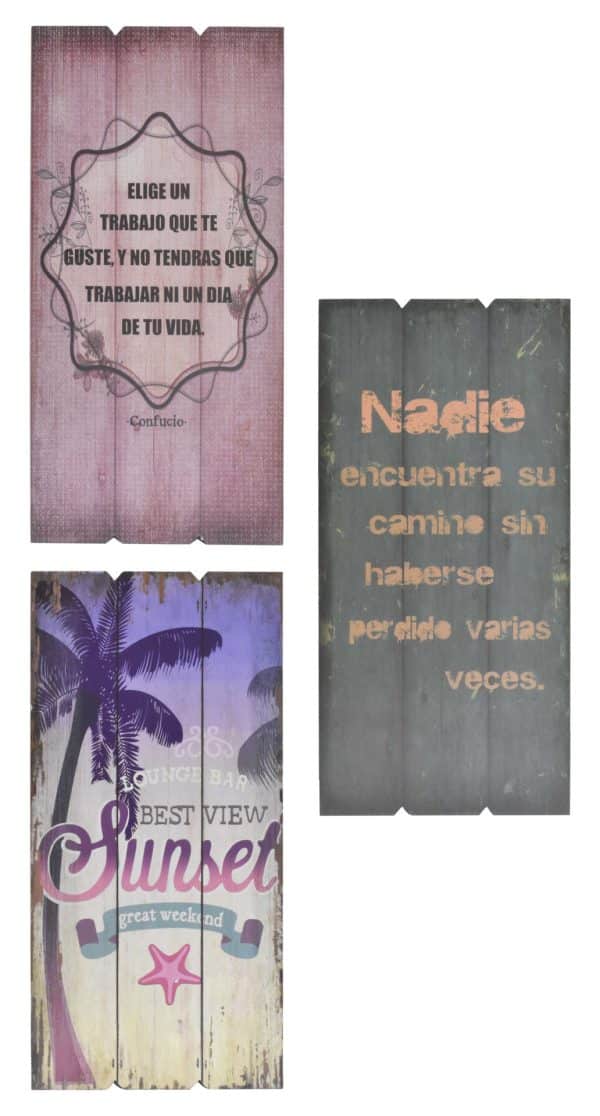 Cuadro Mdf Con Mensaje Varios Diseños - Imagen 3