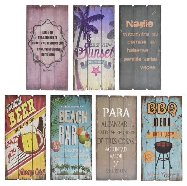 Cuadro Mdf Con Mensaje Varios Diseños
