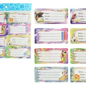 ETIQUETAS X80UDS PARA CUADERNO