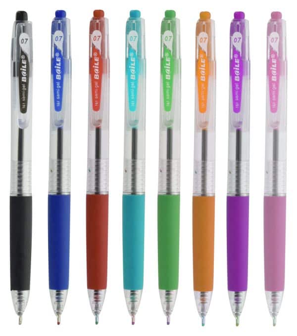 Boligrafo Gel X8Uds 0.7Mm Dif Colores Estuche Pvc - Imagen 2